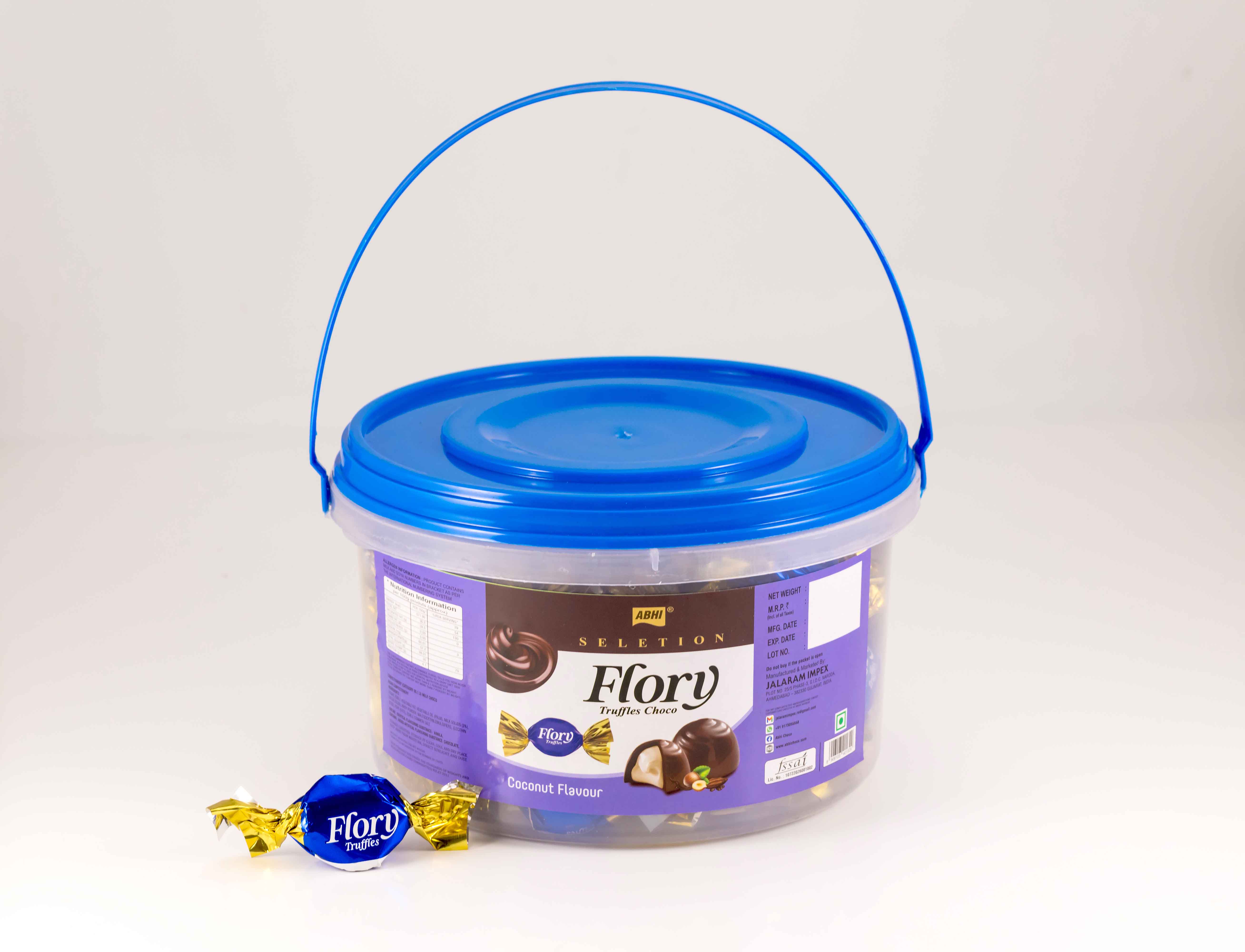 Flory Truffles Choco Container - Coconut